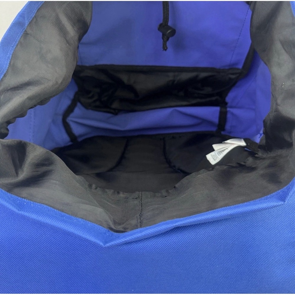 Walt Disney World Backpack WDW 1971 Blue Brown Trim Classic Mickey Mouse Pockets - Picture 13 of 14